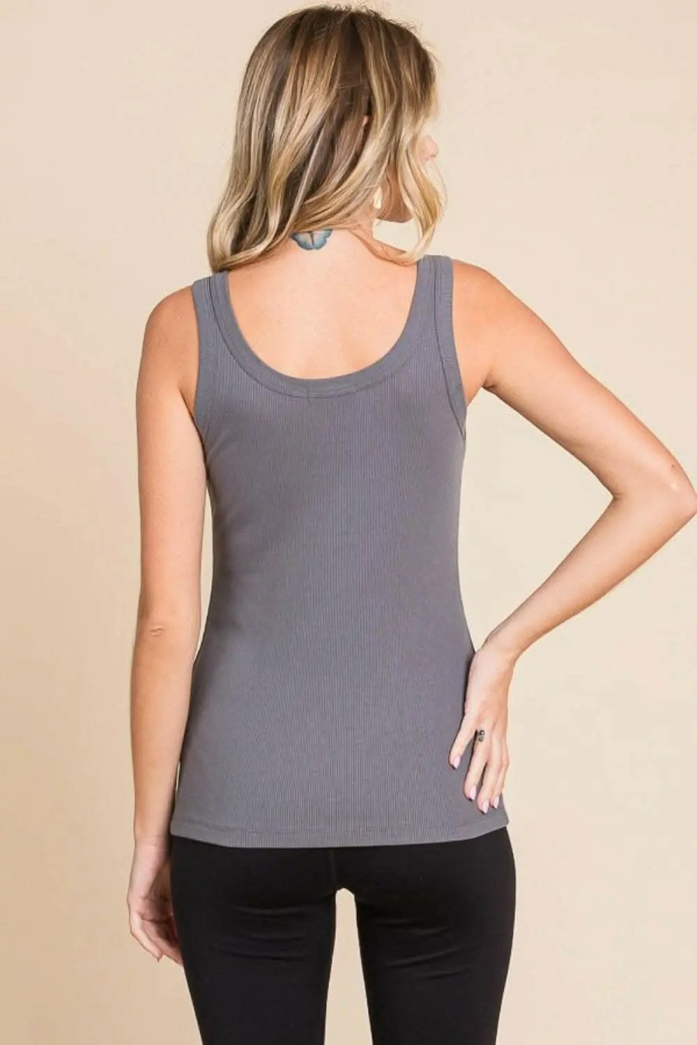 Culture Code ribbed tank top - Love Salve